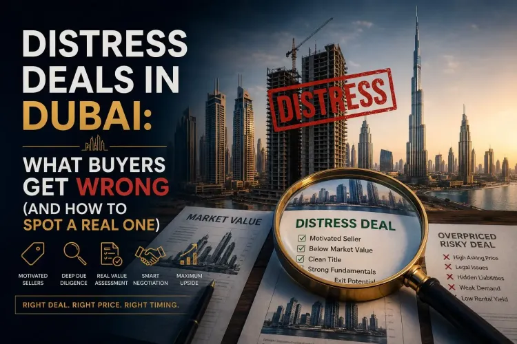 Distress Deals in Dubai: What Buyers Get Wrong & How to Spot the Real One