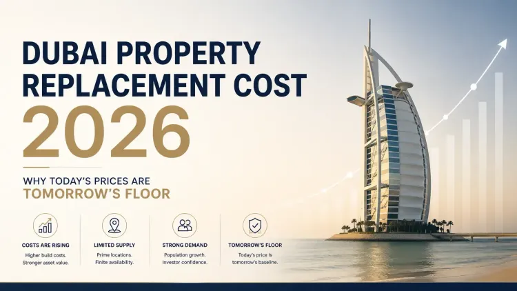 Dubai Property Replacement Cost 2026: Why Today's Prices Are Tomorrow's Floor