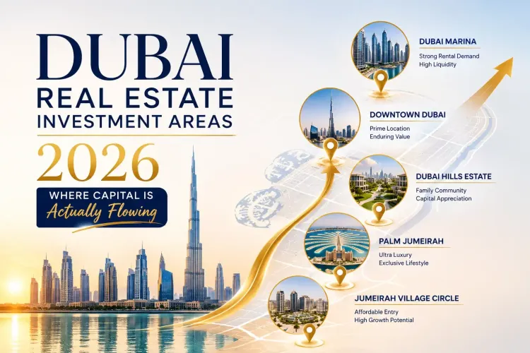 Dubai Real Estate Investment Areas 2026: Where Capital Is Actually Flowing