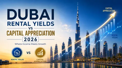 Dubai Rental Yields vs Capital Appreciation 2026: The Total Return Framework