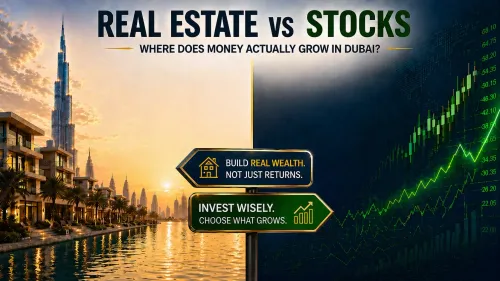 Real Estate vs Stocks: Where Does Money Actually Grow in Dubai? 