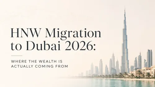 HNW Migration to Dubai 2026: Where the Wealth Is Actually Coming From 